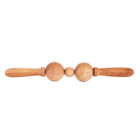 Wooden massage BALL roller